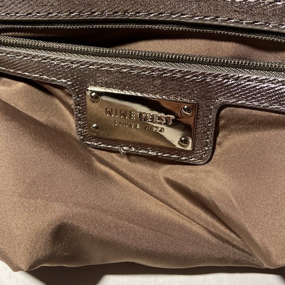 Nine West Silver Sequinned Backpack - Picture 11 of 12